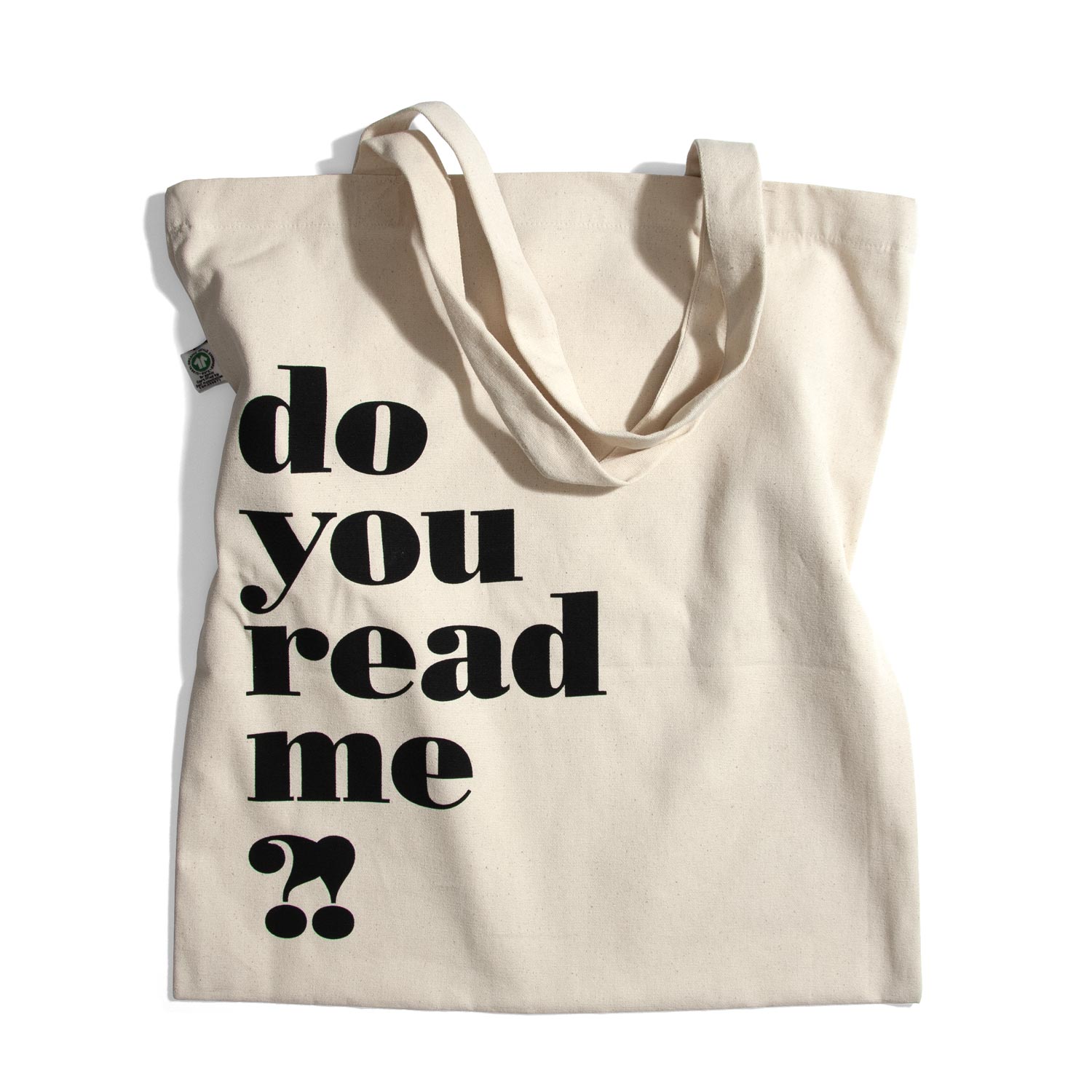 dyrm tote bag, Feel The Hug - natural/black (Limited Edition)